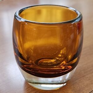 Crate&Barrel Diva Topaz Votive Candle Holder